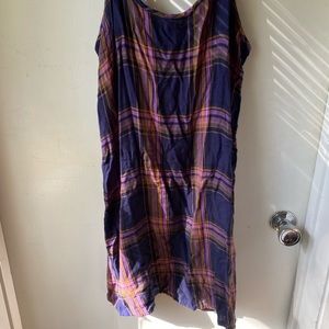 MIDI Plaid Dress Size M